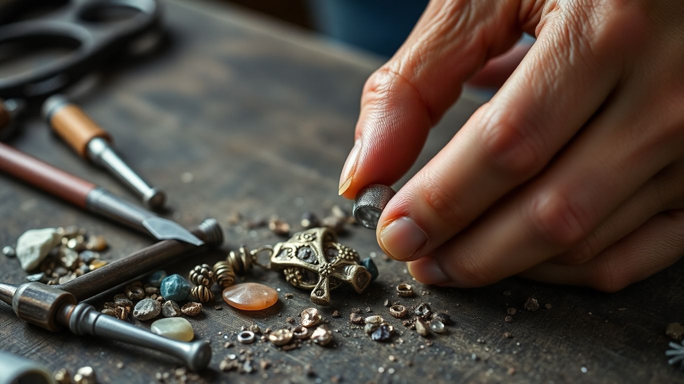 Fabrication de bijoux artisanaux corses