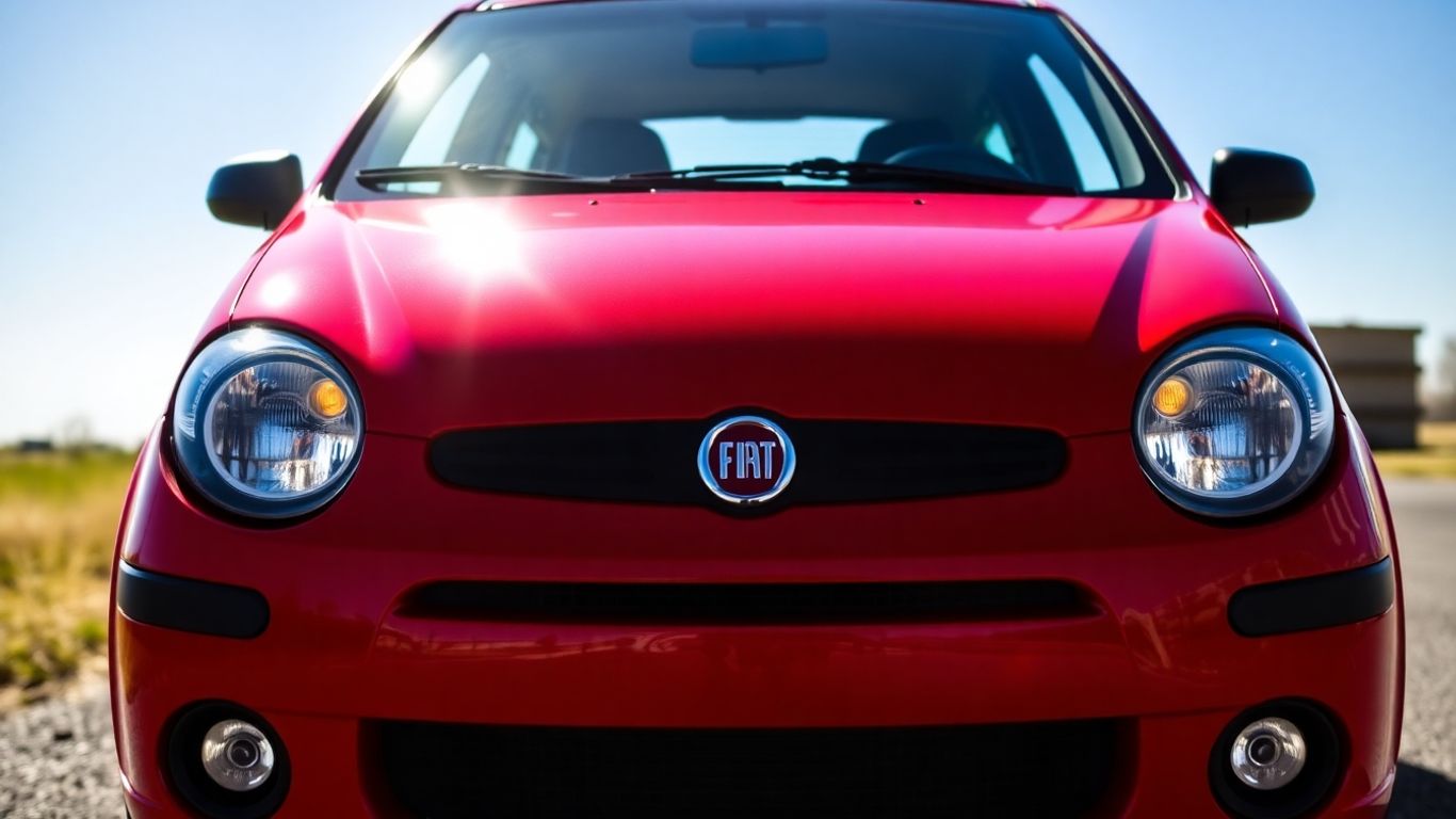Fiat Palio araba ön üç çeyrek görünüm