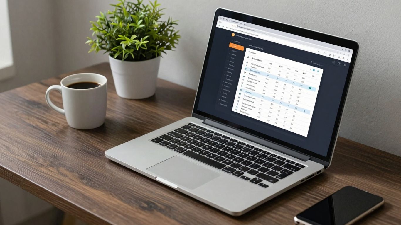 Toggl Track time tracking software on a laptop screen.