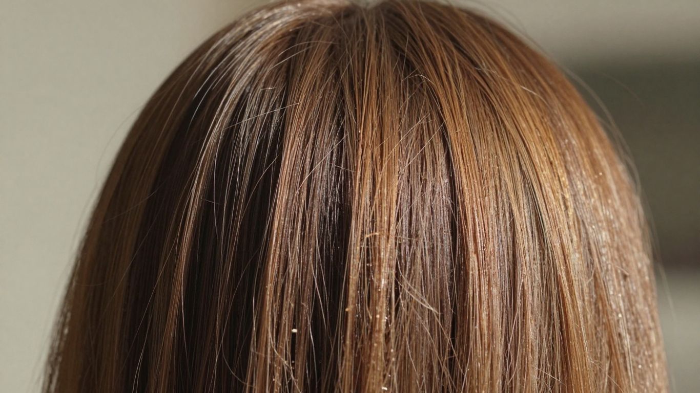 Close-up of healthy, shiny hair