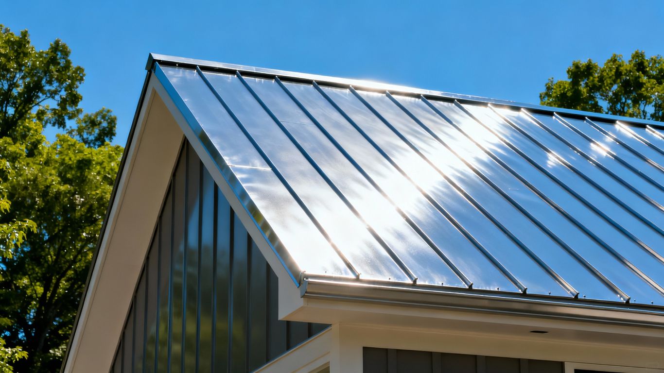 Metal roof on a Maryland home