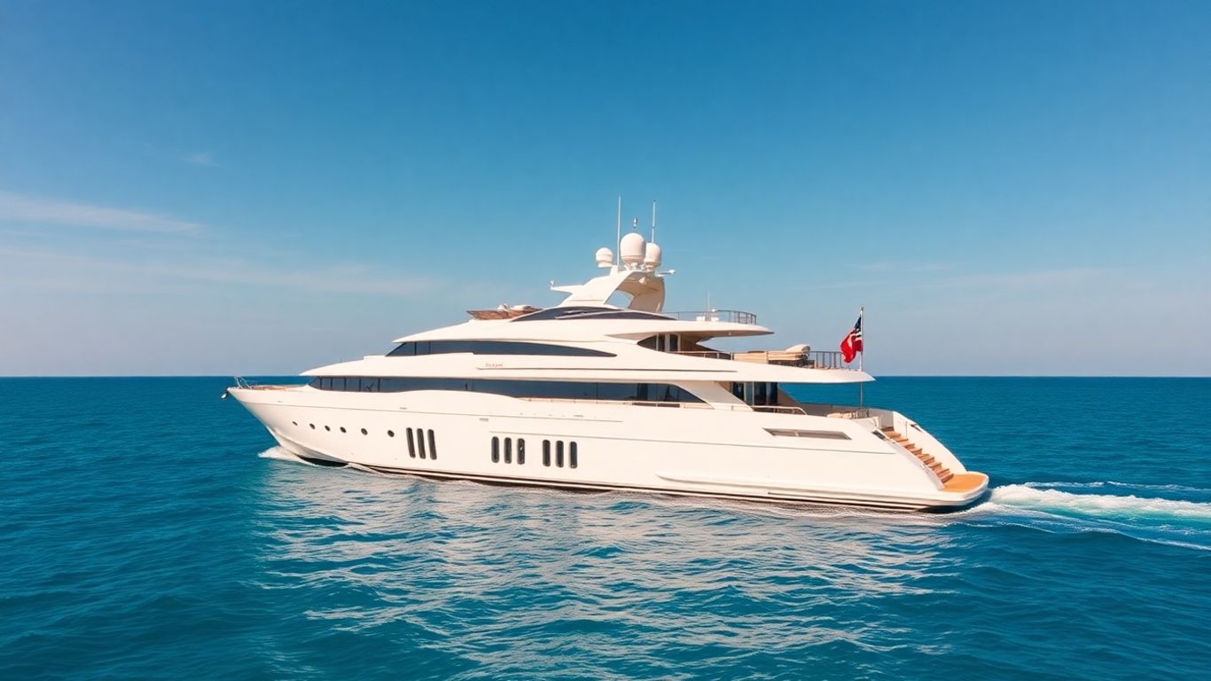 Arriva yacht sailing on the ocean