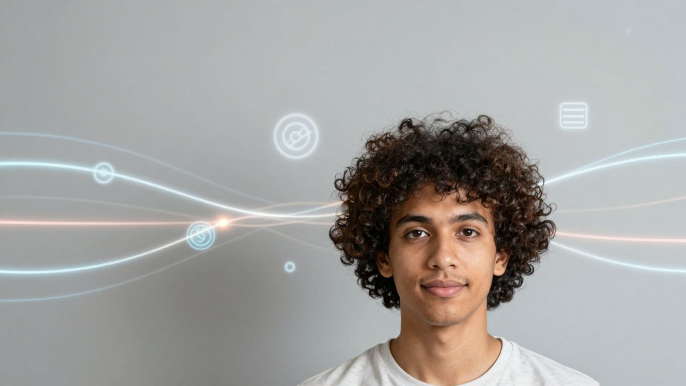 Person learning digital marketing with Google courses.