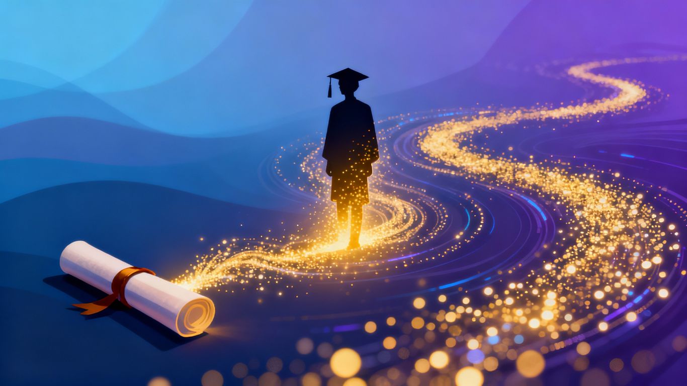 Student learning path personalized by data.