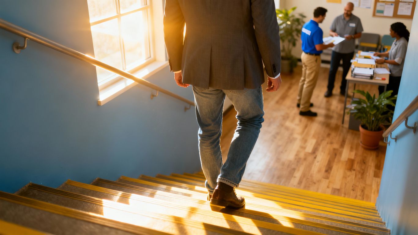 Career progression in the UK homeless sector.