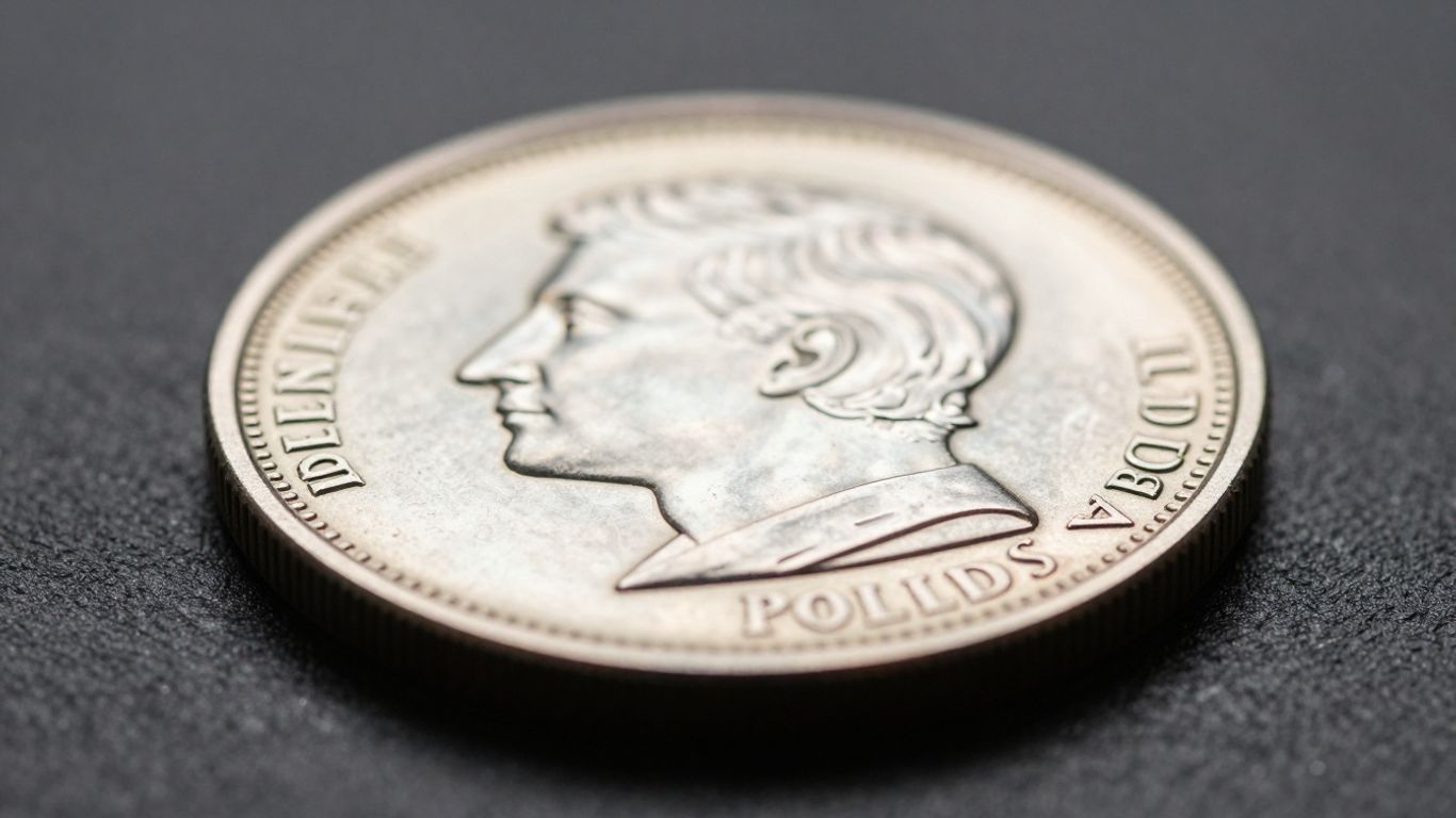 Palladium coin with intricate details and metallic sheen.