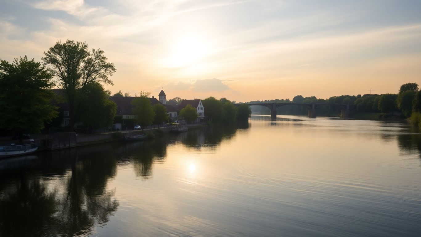 Entspannung am Rhein in Düsseldorf Volmerswerth
