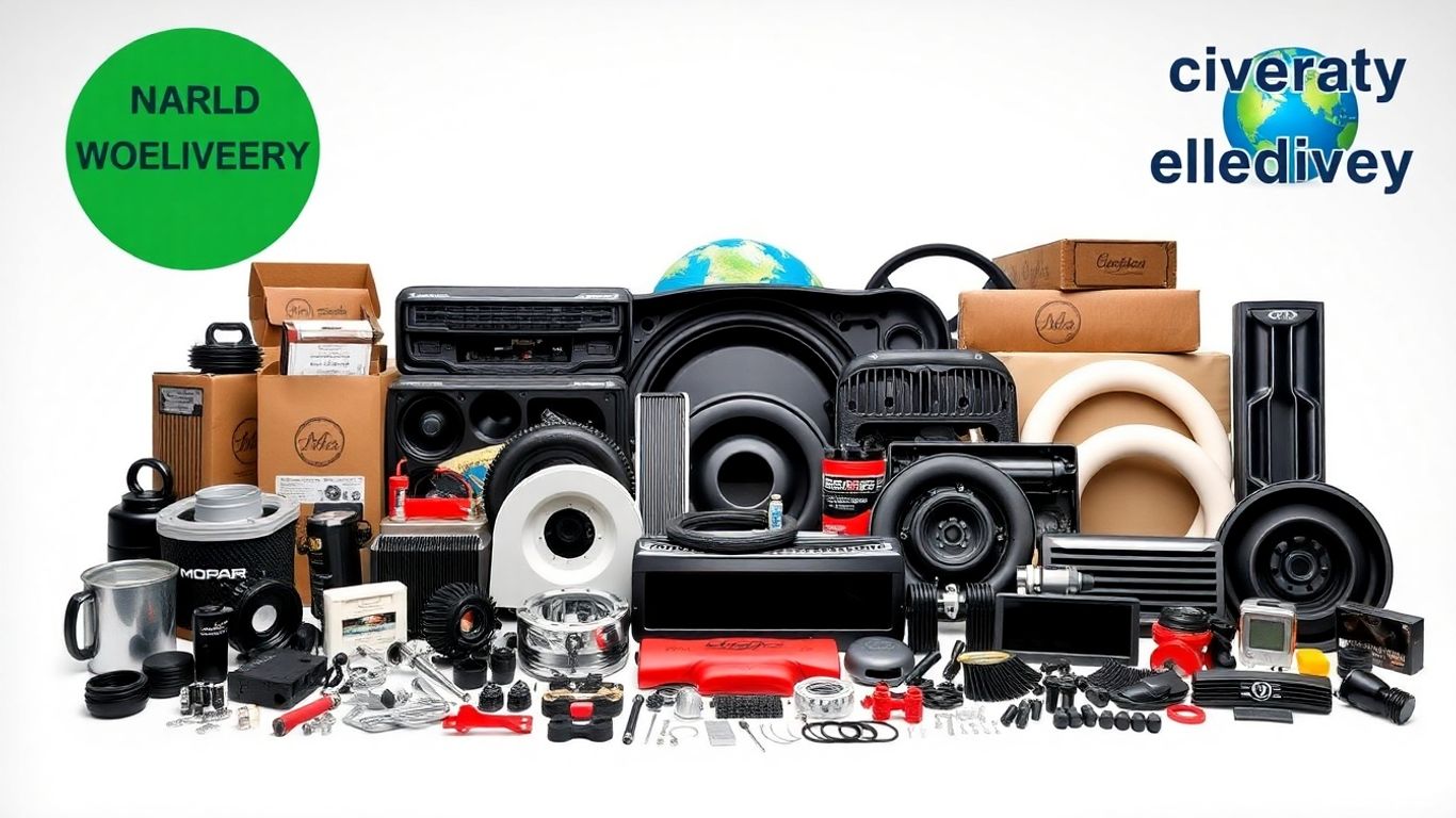 Worldwide Mopar parts delivery