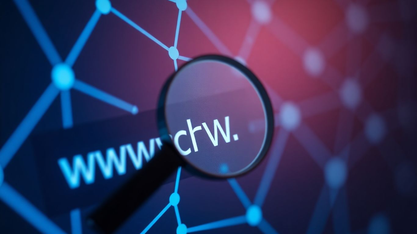 Rapid URL Indexer Review: Does It Actually Work? 1 Rapid URL Indexer Review-Digital interface with magnifying glass over web links.