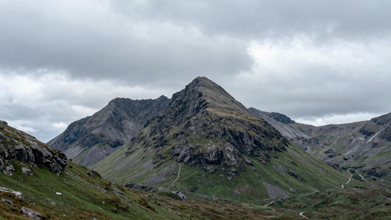Majestic hiking trails on the Isle of Skye, Scotland.