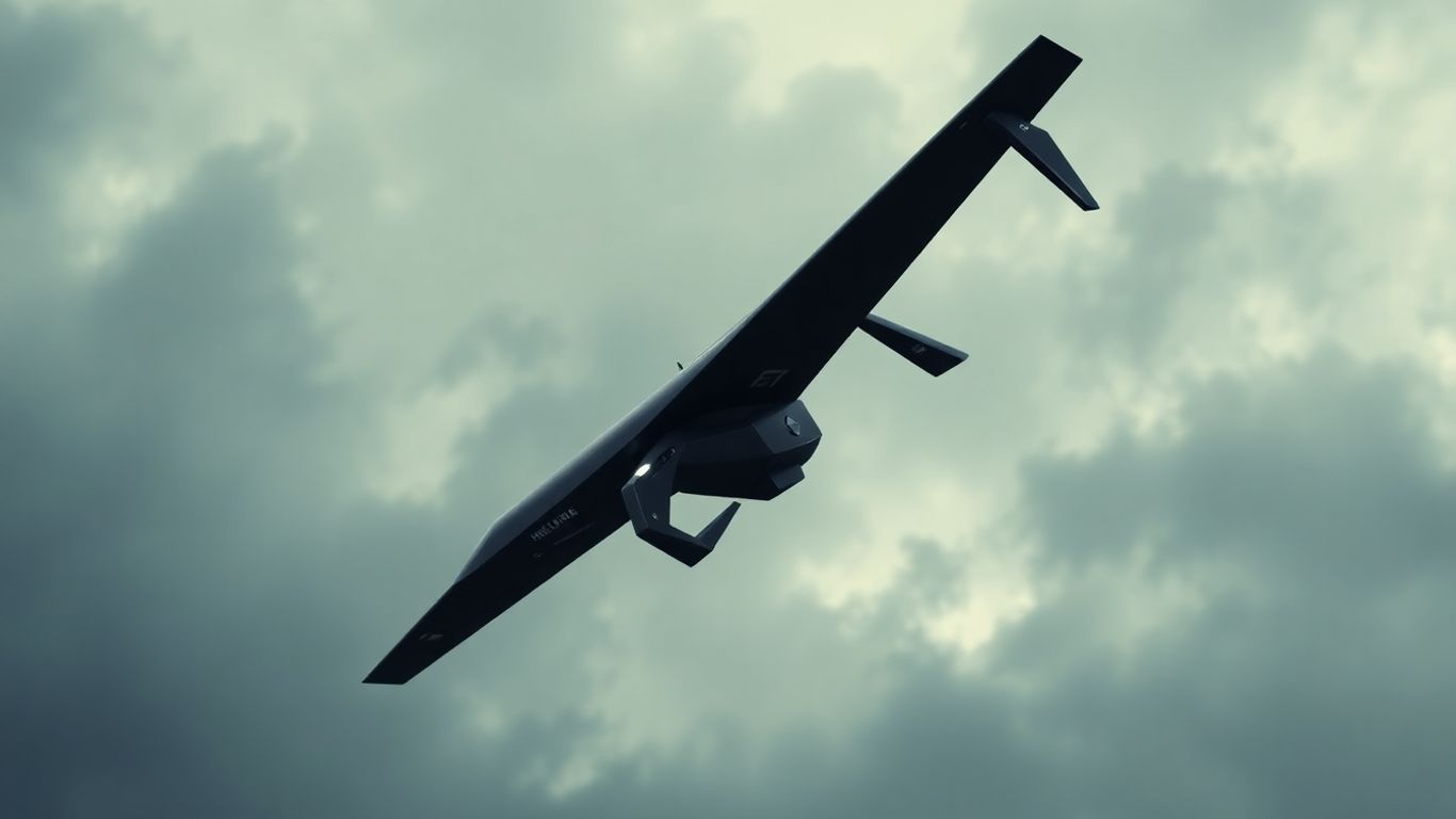 Helsing Europa AI combat drone in flight.