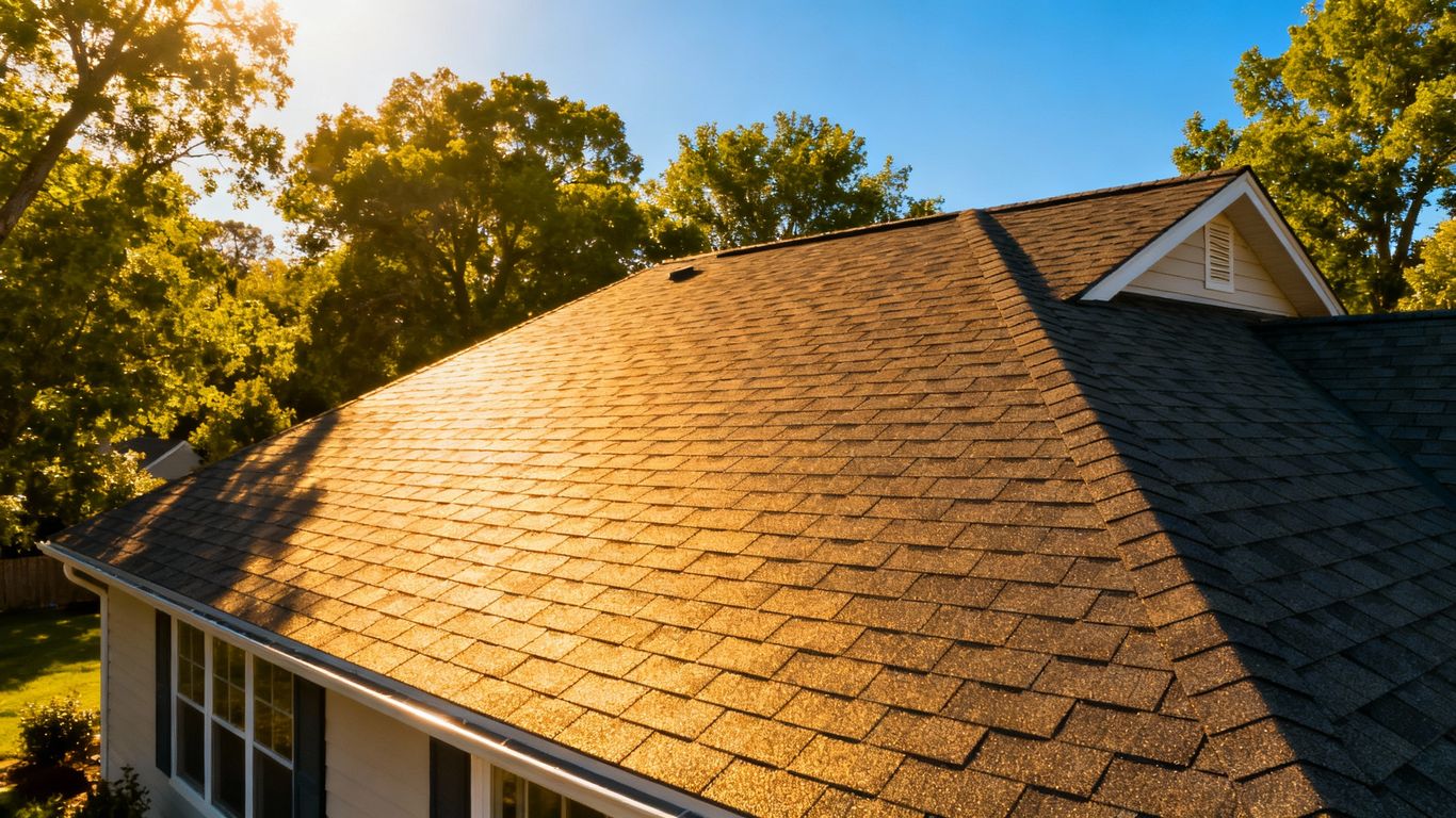 House with a new, durable roof under a sunny sky.
