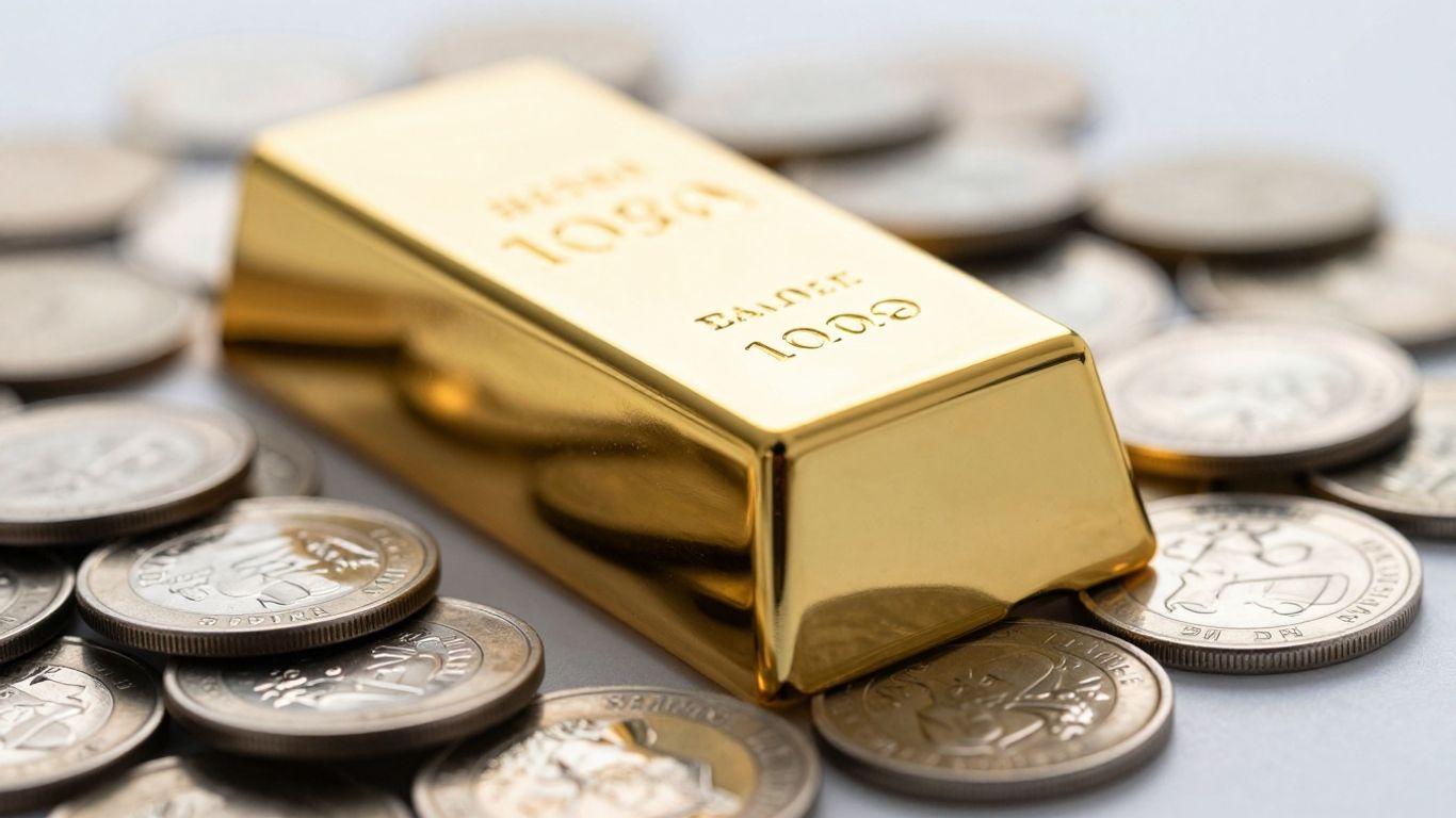 金錠和銀幣，是財富的象徵。