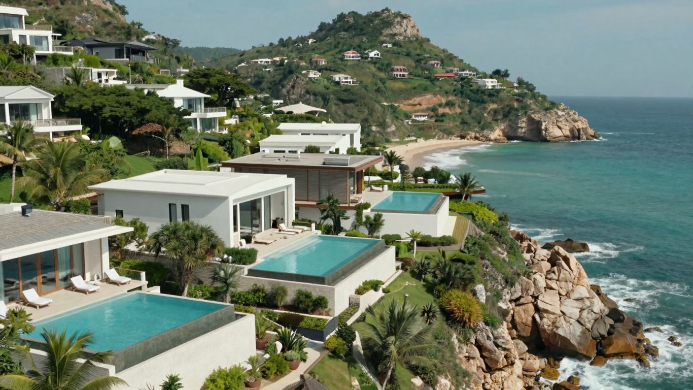 Luxury villas with ocean views in Pedregal, Cabo.