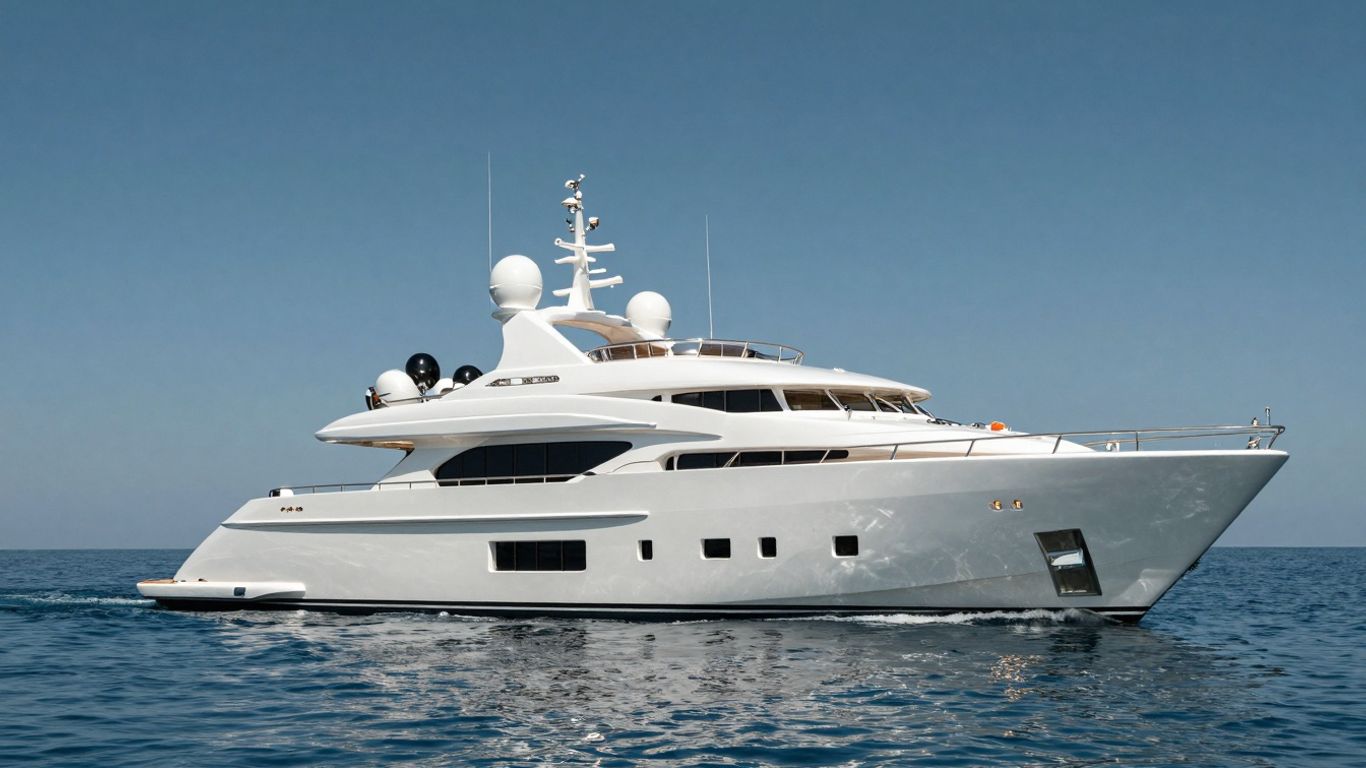 Sirocco superyacht on the water
