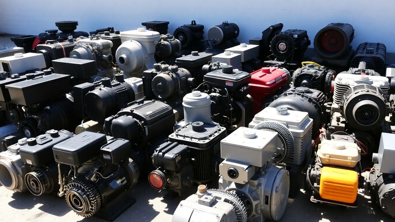 Various engines and motors for sale across Australia.