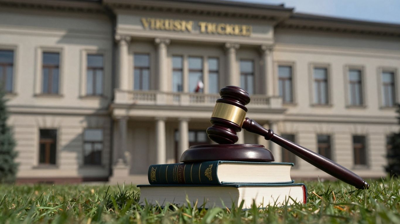 Curtea Constituțională a României și ciocanul judecătorului.