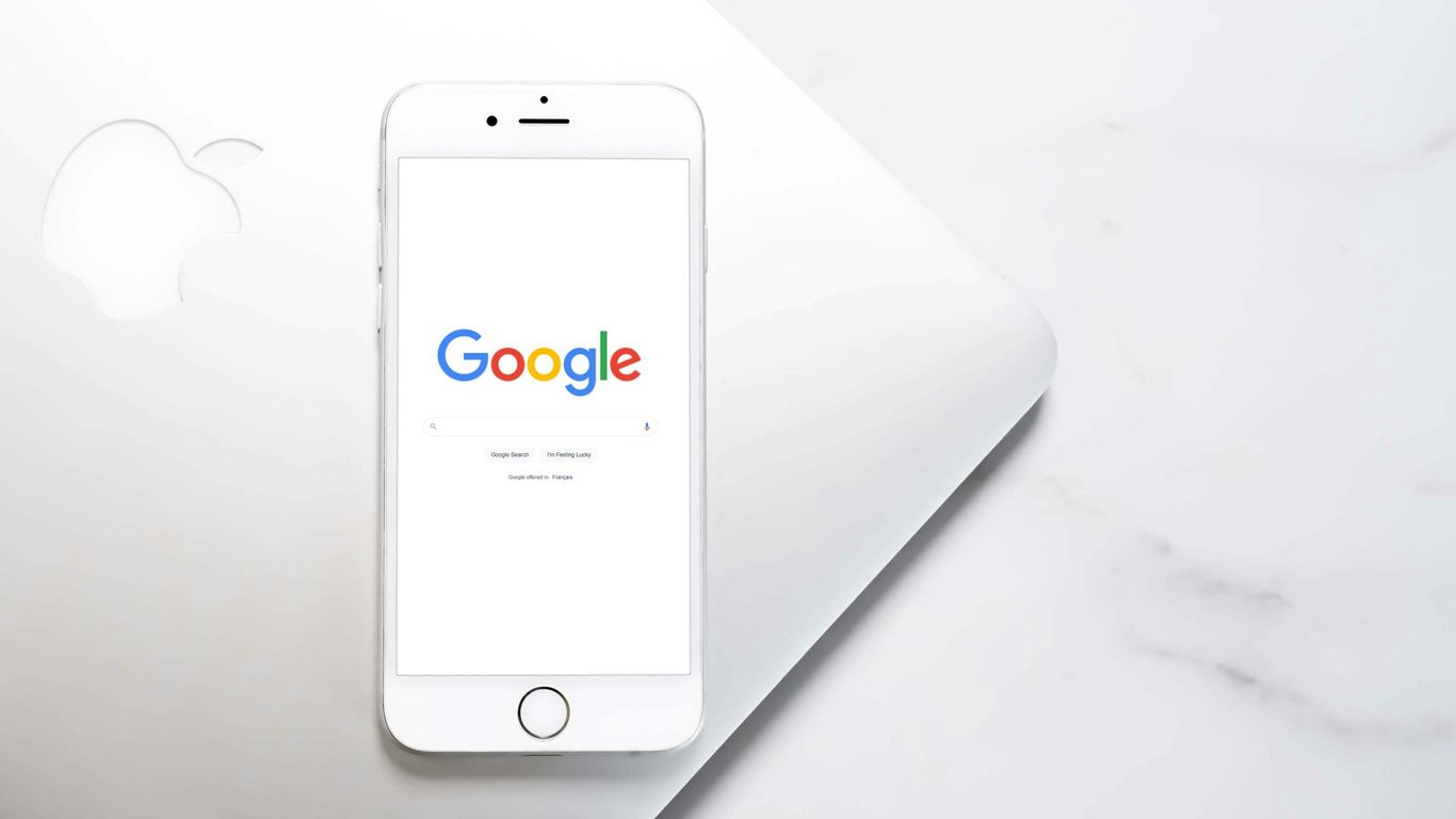 a white cell phone