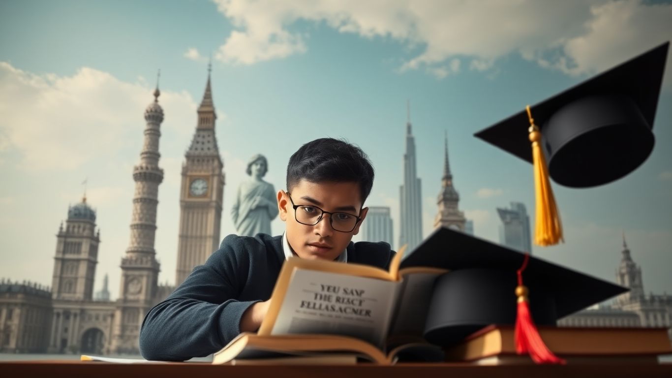 Student achieving global education and career goals with IELTS.