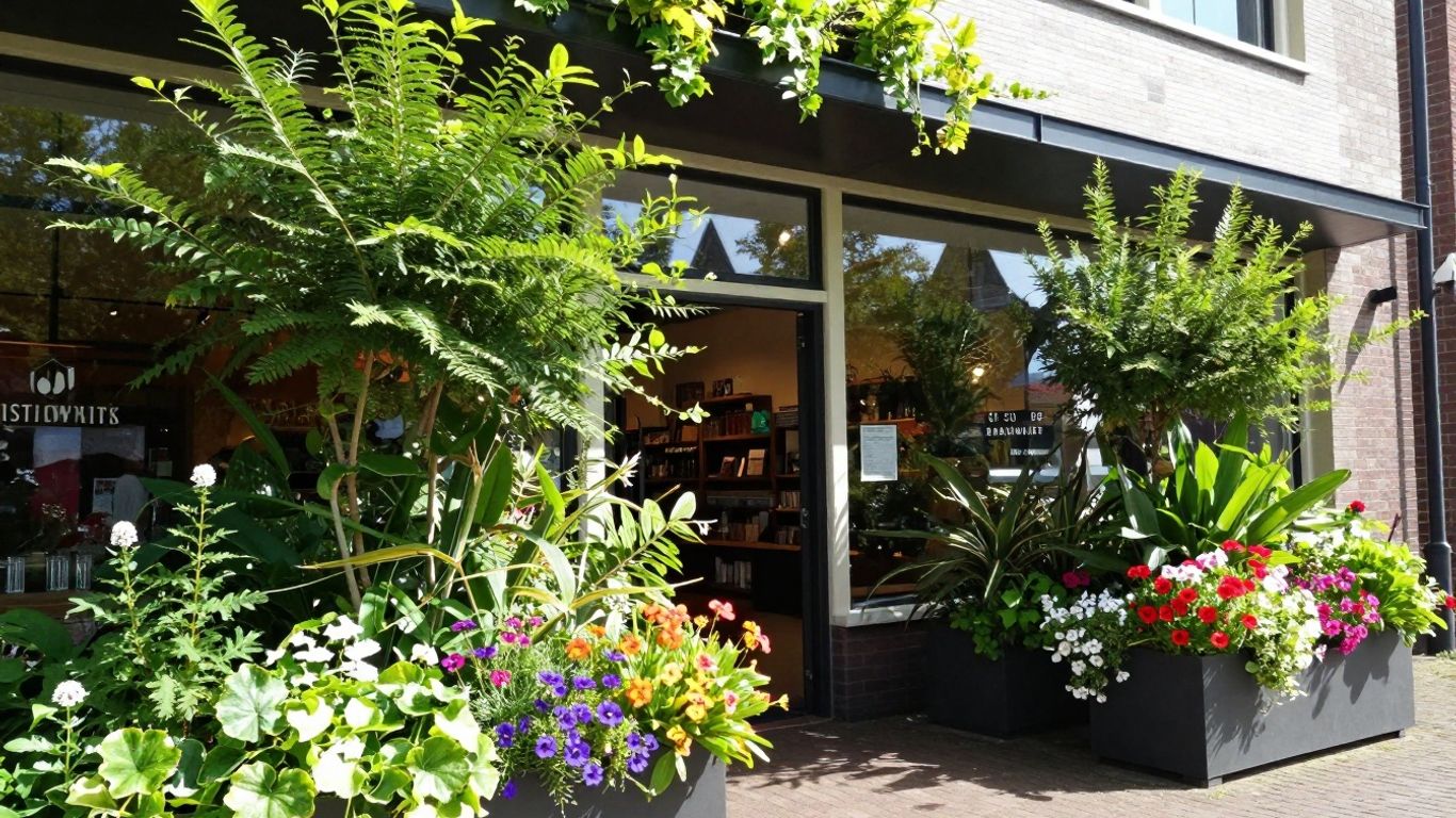 De Tuinen Naaldwijk met bloemen en planten