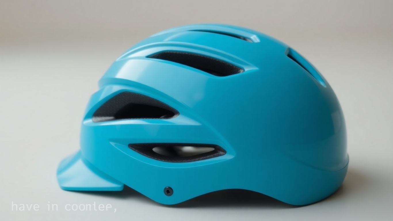 Elektroroller Helm in Blau
