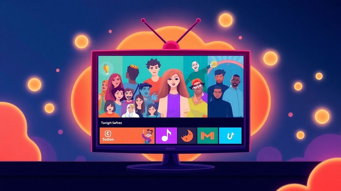 Entertainment Tonight streaming guide visual