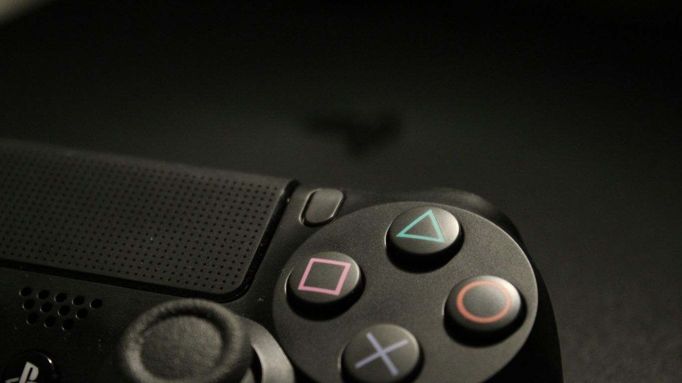 a close up of a controller
