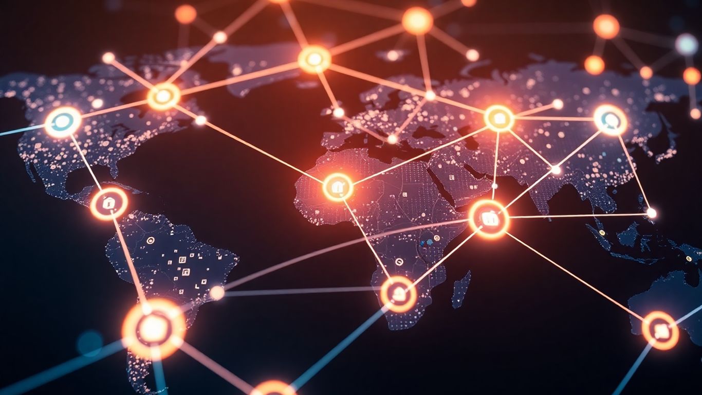Blockchain in supply chain logistics network