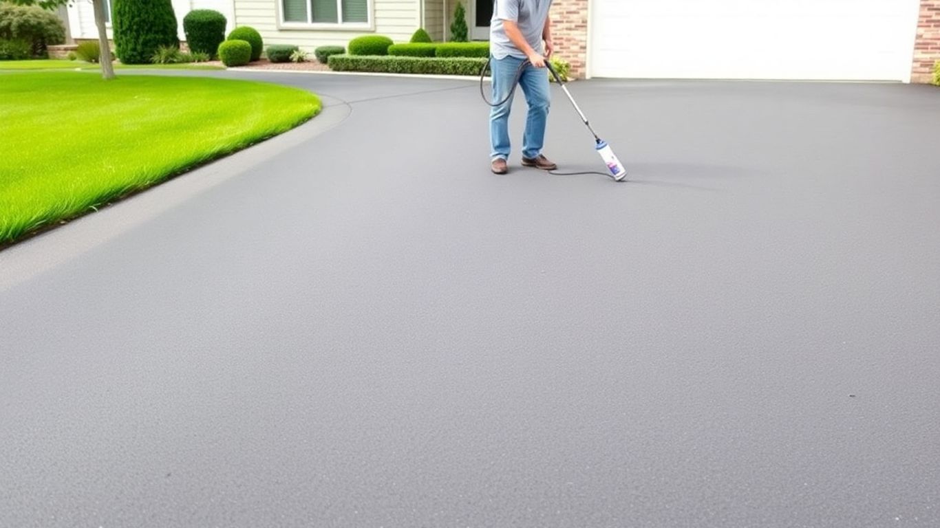 Driveway maintenance and sealing for longevity