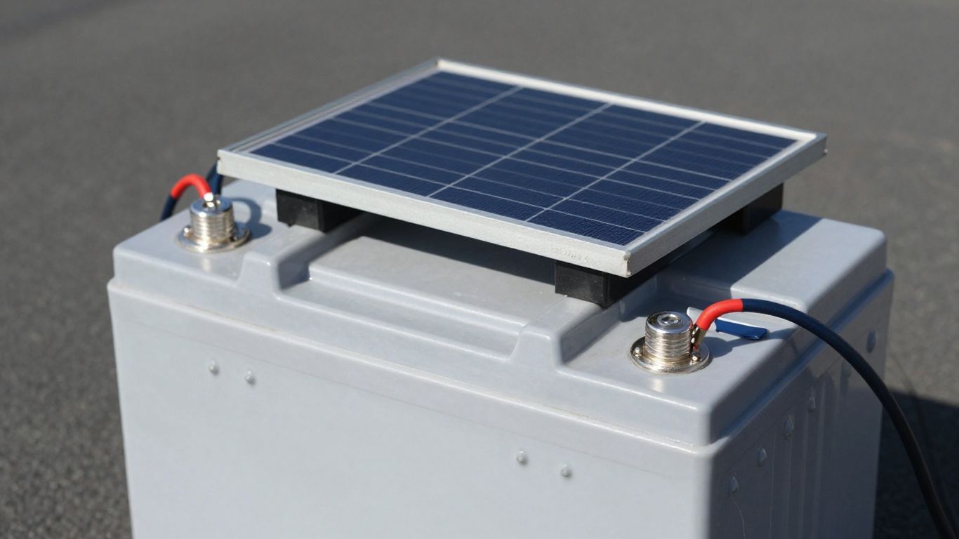 12V 200Ah solar battery with solar panel.