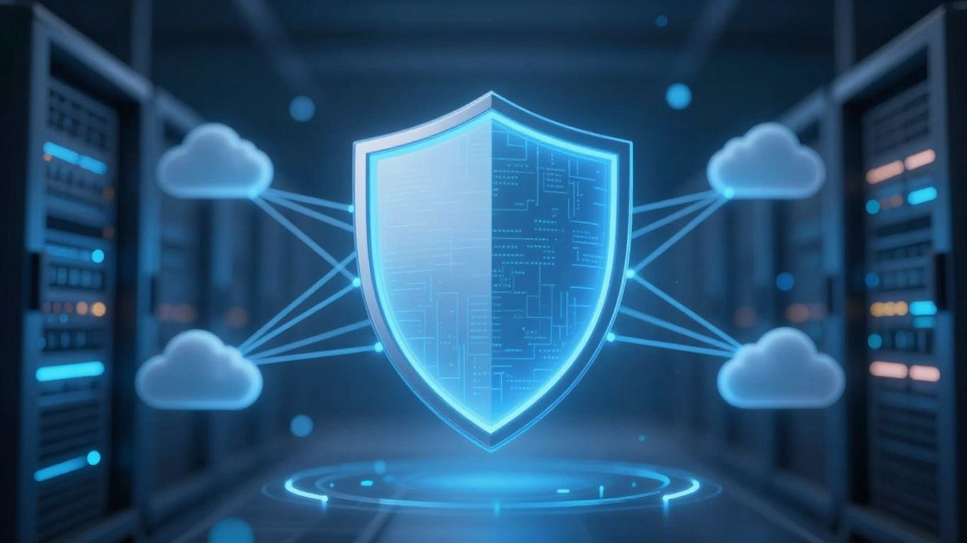 Digital shield protecting cloud servers network