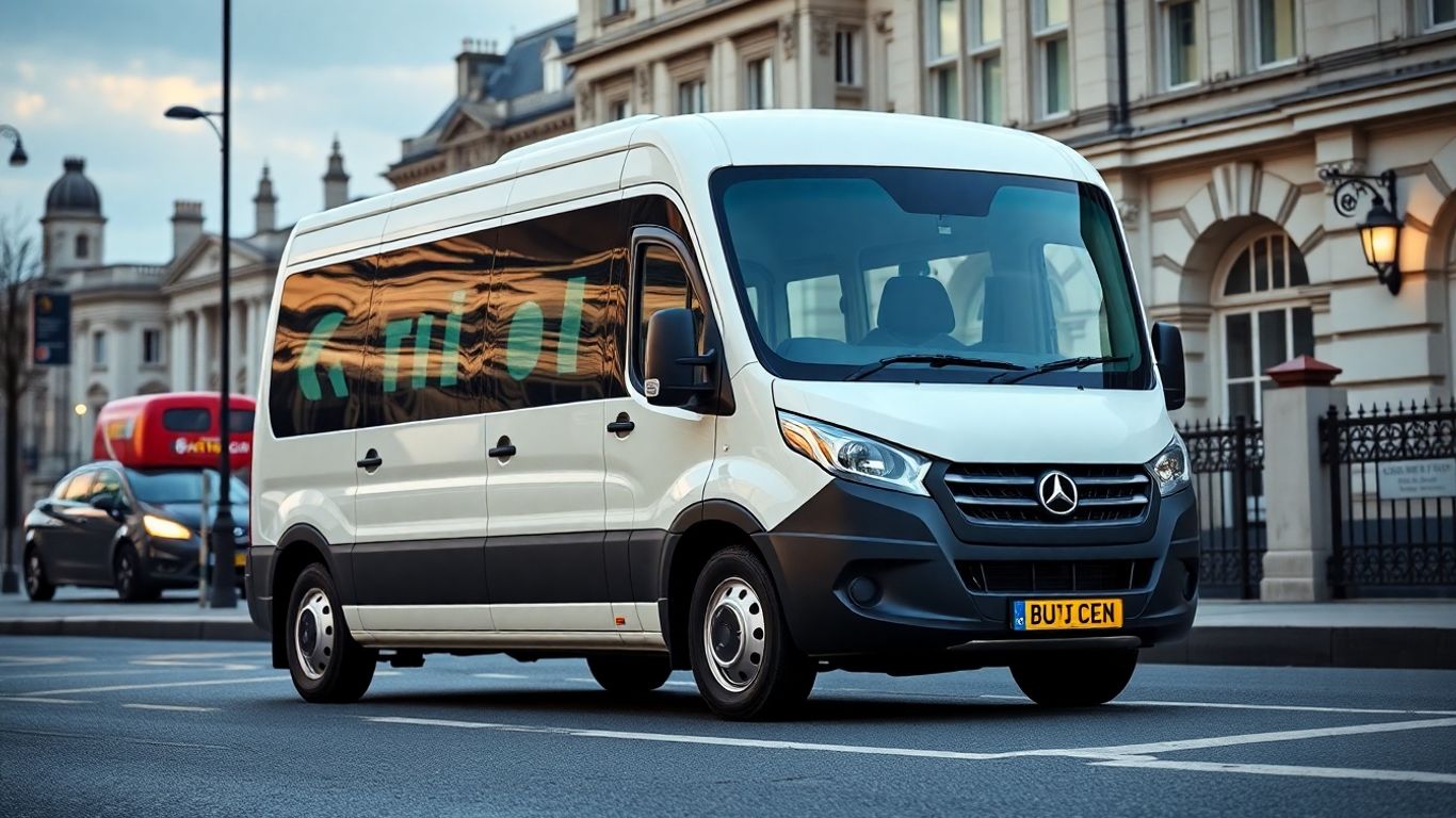 Mini bus ready for Gatwick airport transfer