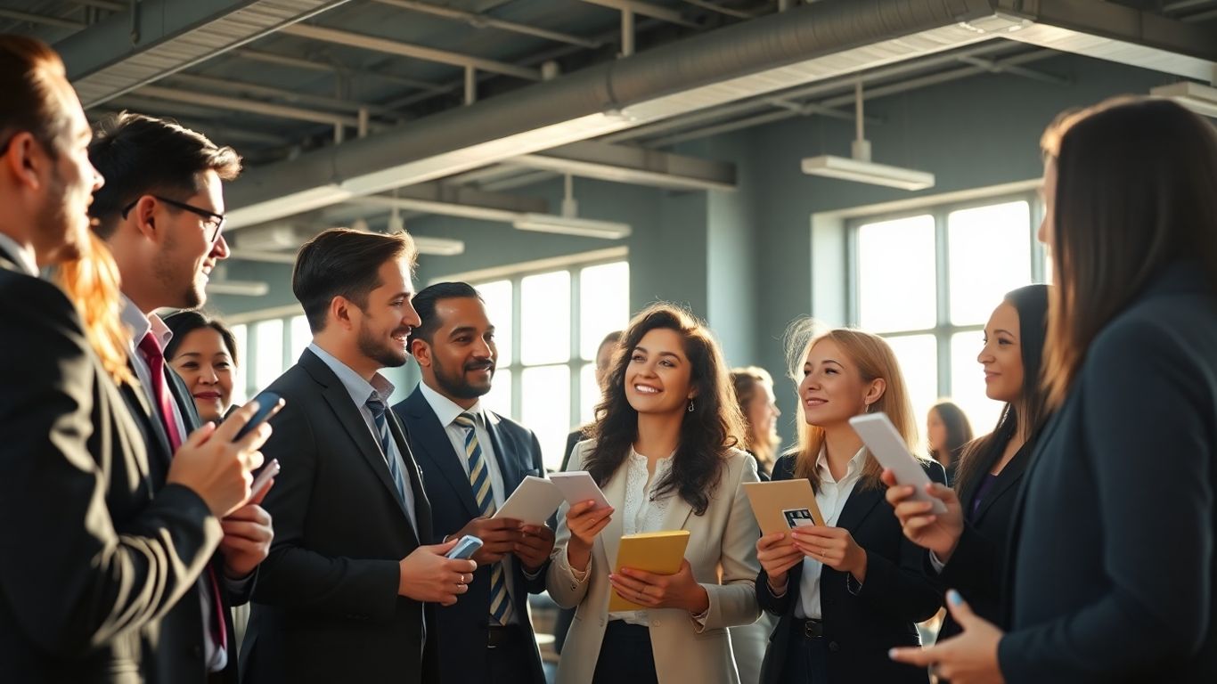 Bhip distributors collaborating and discussing business opportunities.