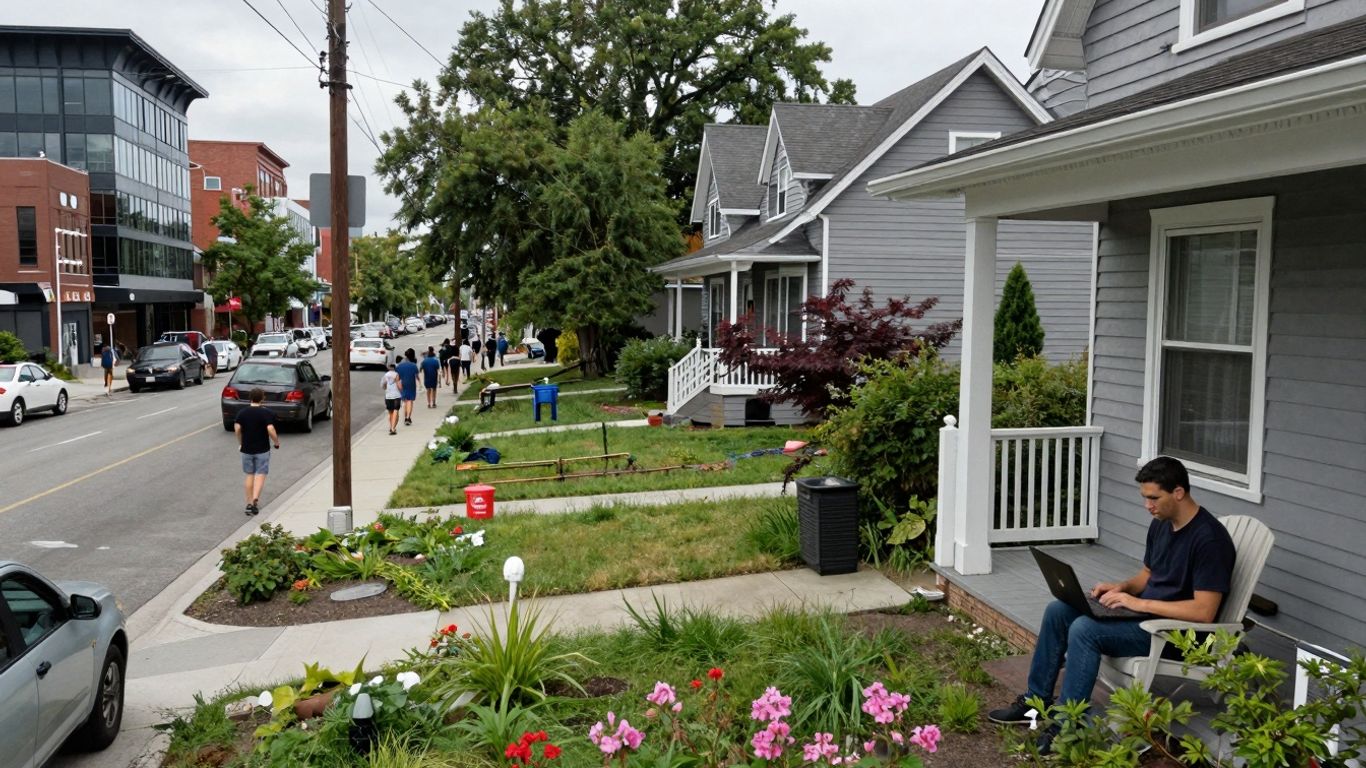 Remote work transforming housing from city offices to suburban homes.