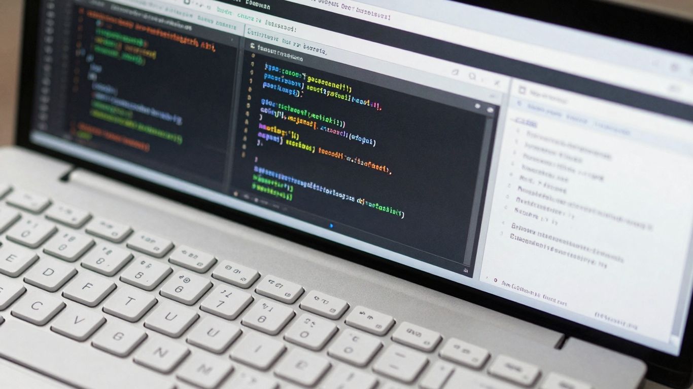 BigCommerce Product API code on a computer screen