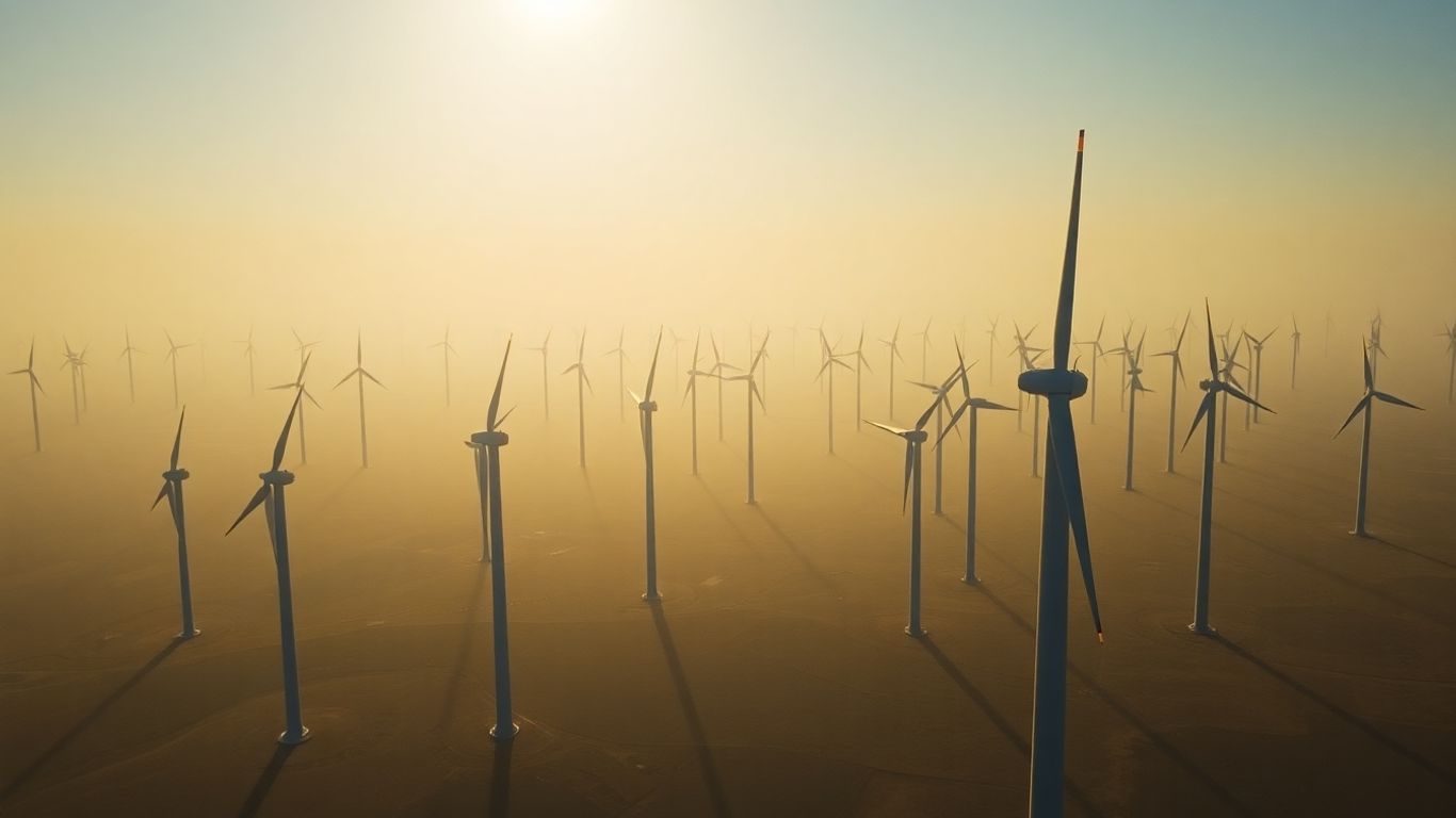 Éoliennes en Chine, expansion record et chaîne d'approvisionnement mondiale.
