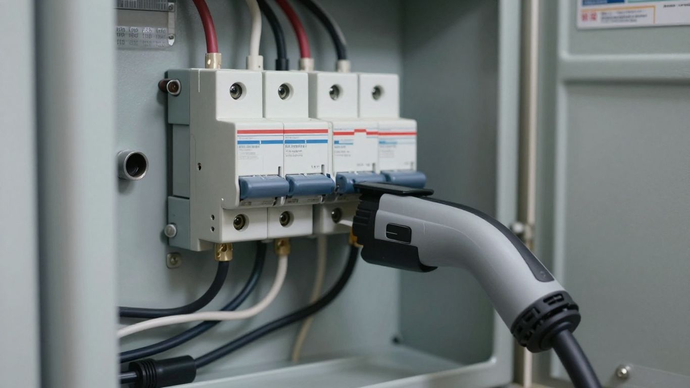 Tableau électrique et borne de recharge pour véhicule électrique