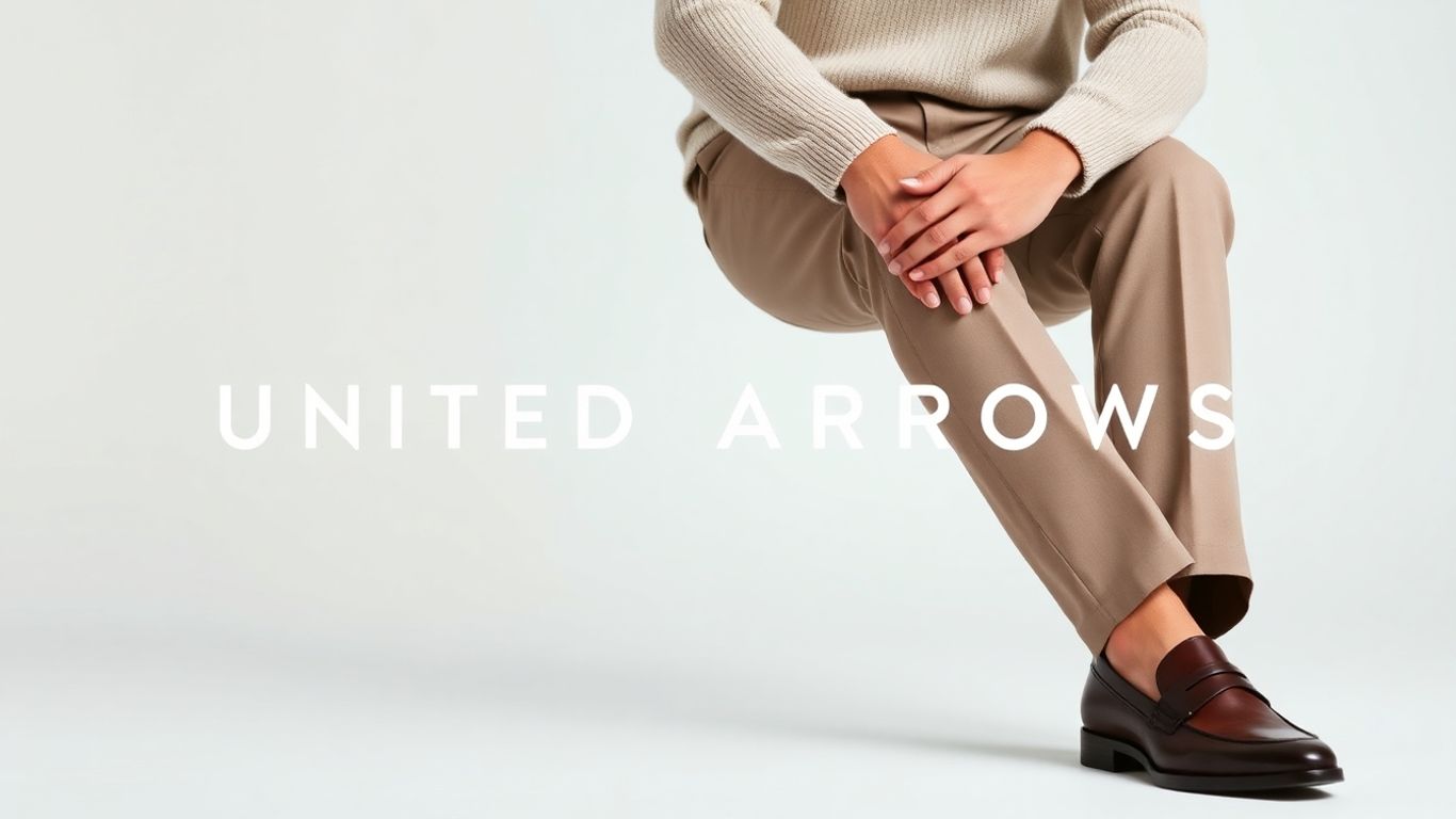 United Arrows men's fashion display
