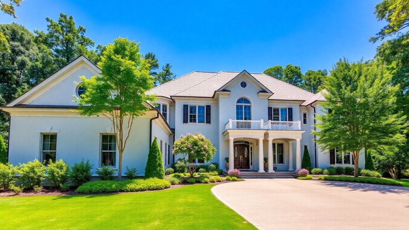 Chastain Park custom home exterior