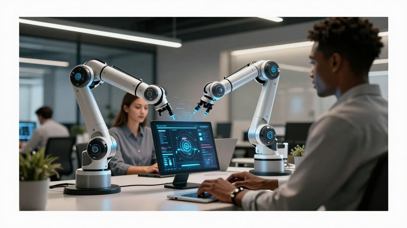 Automatizare inteligentă în mediul de afaceri modern.