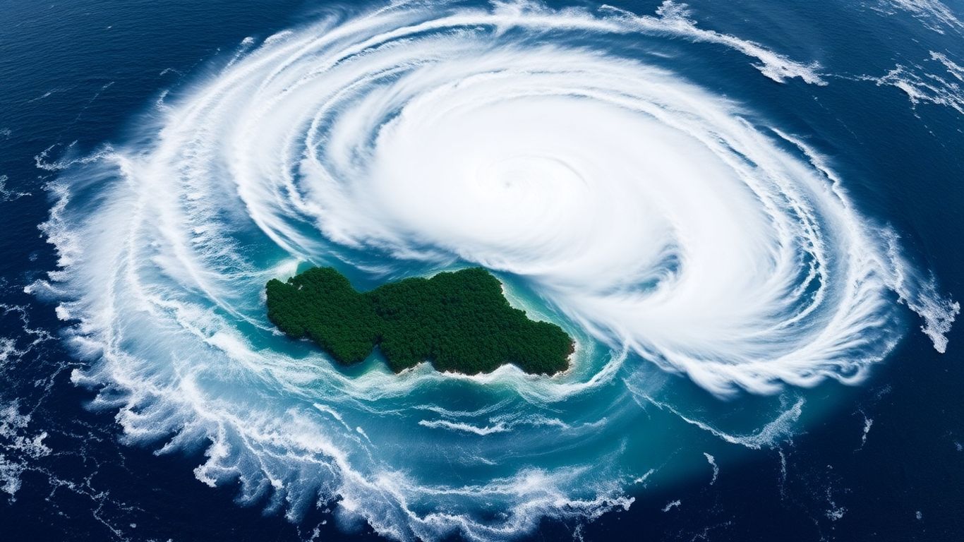 Ouragan Melissa quittant la Jamaïque, se dirigeant vers Cuba.