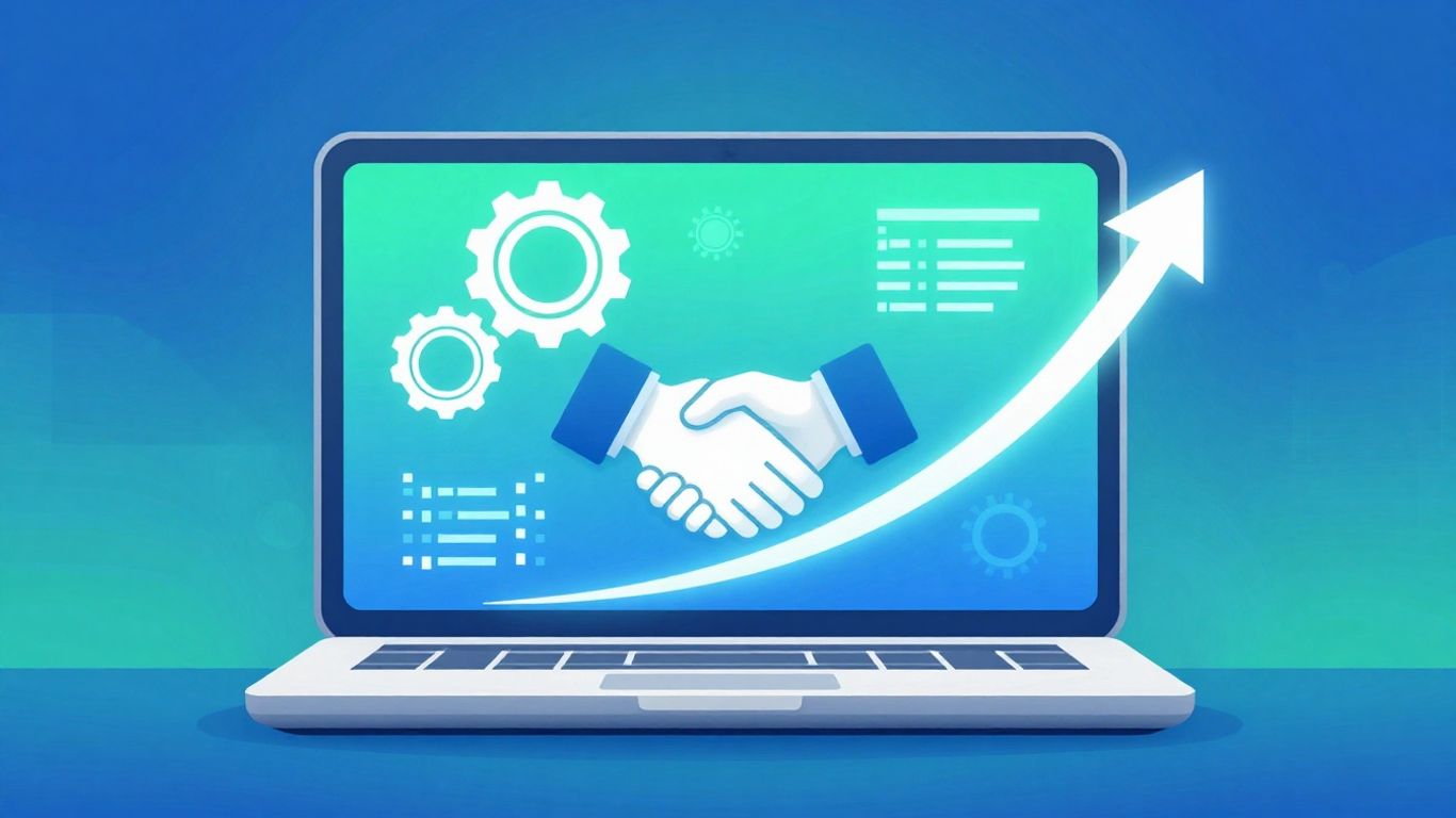 Google IT Support certificate infographic with career growth elements.