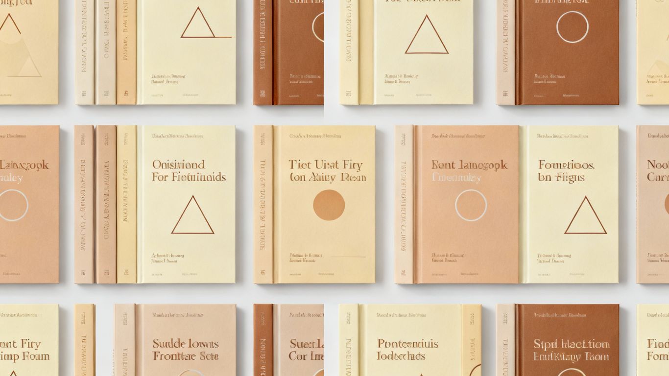 Book series covers with consistent design elements.