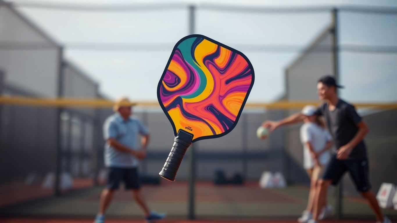 Selkirk pickleball paddle in action on court.