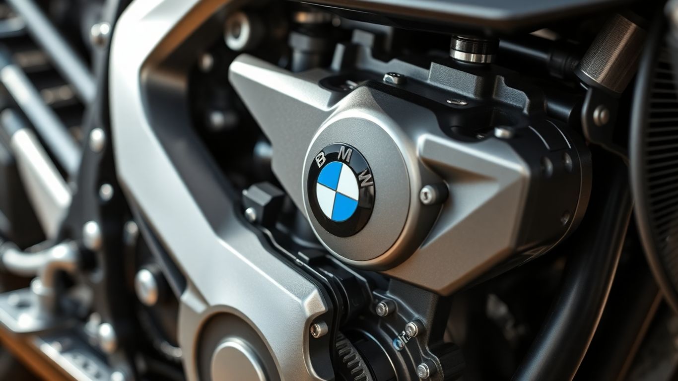 Motor N47 da BMW em detalhe mecânico.