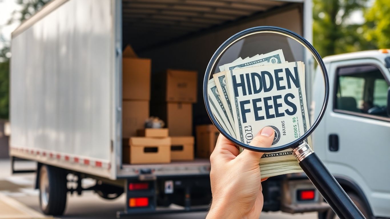 Moving truck with hidden fees revealed