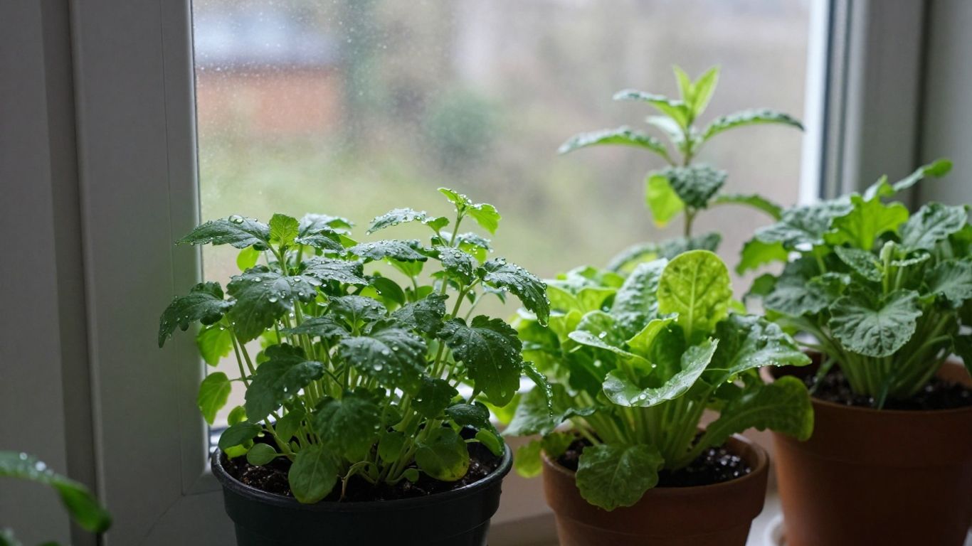 Frisches Grün im Wintergarten