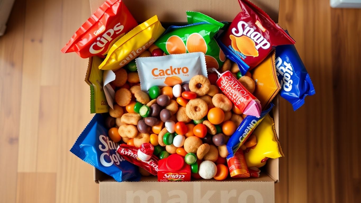 กล่องขนมแม็คโครหลากหลาย จัดเต็ม อิ่มอร่อย