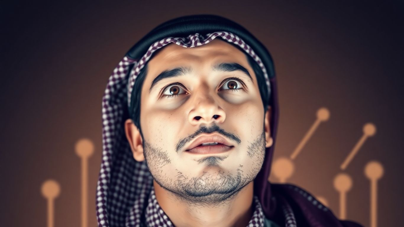 شخص يتطلع للنجاح في العمل الحر بالسعودية