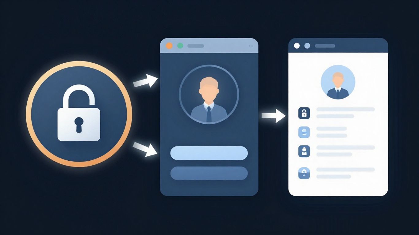 Interface de connexion et déconnexion avec redirection